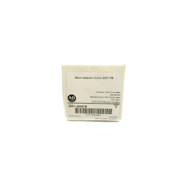 ALLEN BRADLEY 800T-J2KE7B SER. T (WH) NSFS