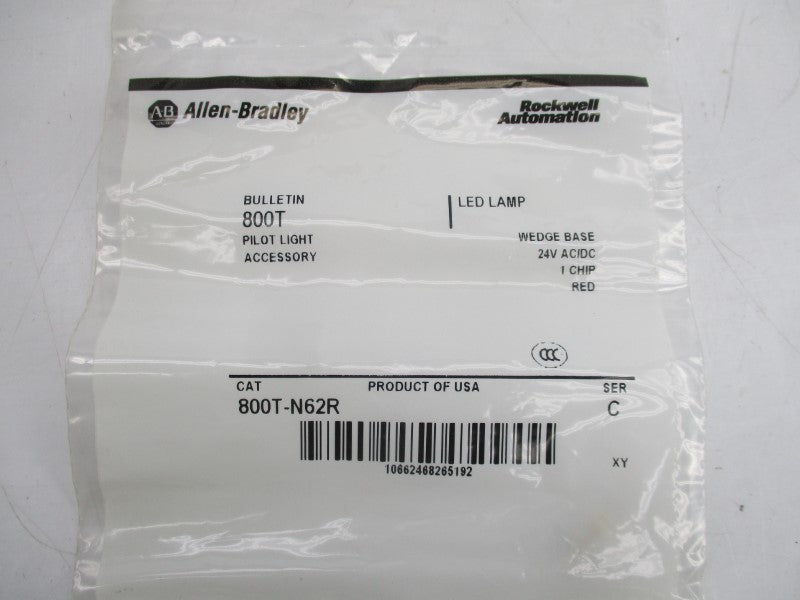 ALLEN BRADLEY 800T-N62R SER. C 24VAC/DC NSMP