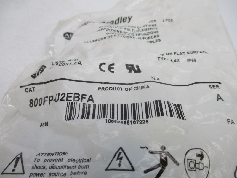 ALLEN BRADLEY 800FP-U2EBFA SER. A NSMP