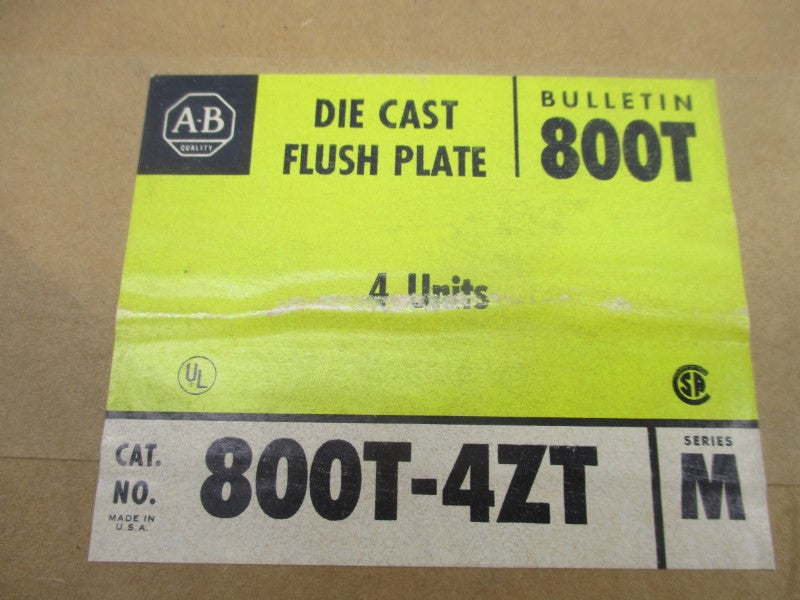 ALLEN BRADLEY 800T-4ZT SER. M (BR/YL) NSFS