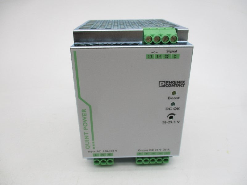 PHOENIX CONTACT QUINT-PS/1AC/24DC/20 2866776 100-240V 6.0-2.6A NSMP