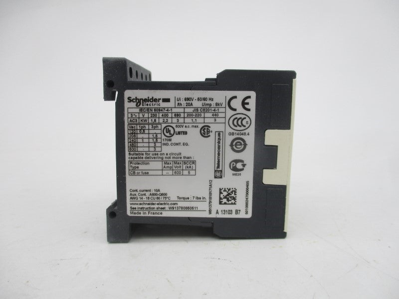 SCHNEIDER ELECTRIC LC1K0601B7 24V NSMP
