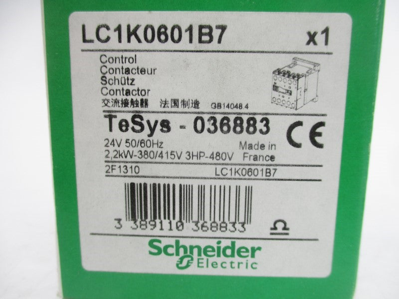 SCHNEIDER ELECTRIC LC1K0601B7 24V NSMP
