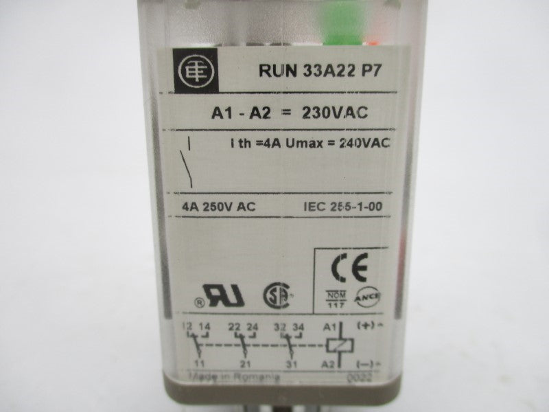 TELEMECANIQUE RUN33A22P7 250VAC NSNP