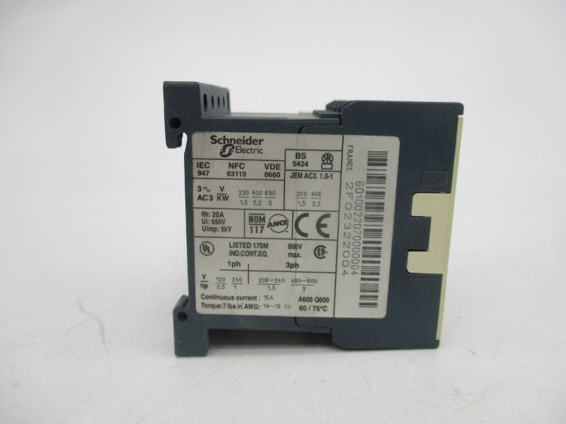TELEMECANIQUE LC1K0601M7 220/230V UNMP