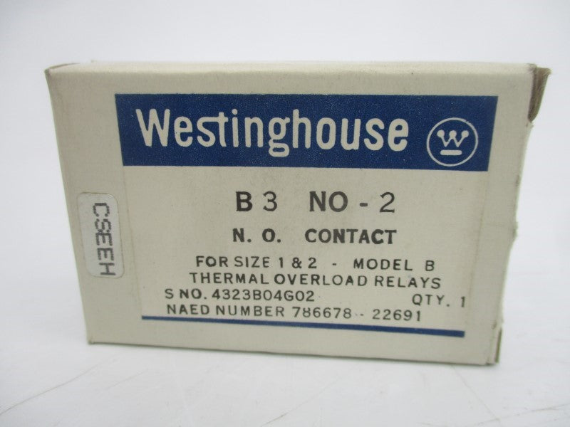 WESTINGHOUSE B3NO-2 4323B04G02 NSMP