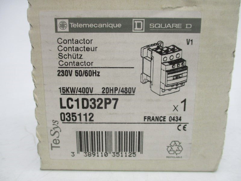 TELEMECANIQUE LC1D32P7 230V NSFS