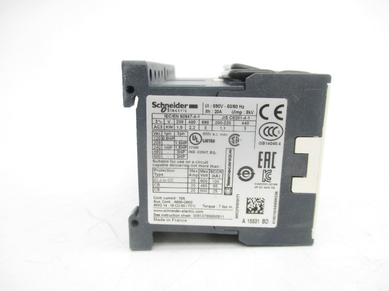 SCHNEIDER ELECTRIC LP2K0610BD 24VDC NSMP