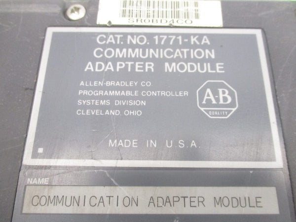 ALLEN BRADLEY 1771-KA SER. A F/W F UNMP