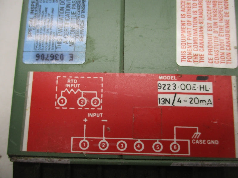 METER 9223-00E-HL13N 0-2000 UNMP