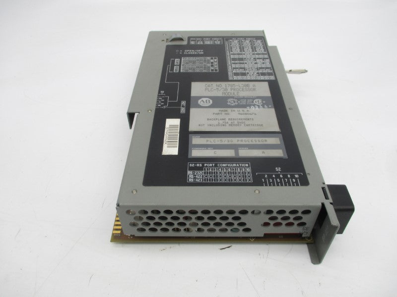 ALLEN BRADLEY 1785-L30B SER. A F/W C UNMP