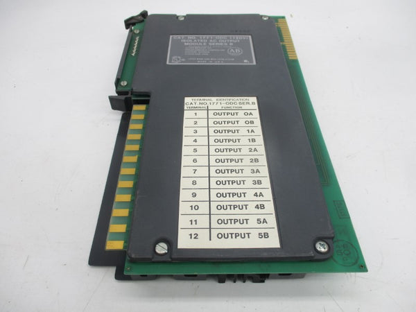 ALLEN BRADLEY 1771-ODC SER. B 120V (NO TERMINAL) UNMP