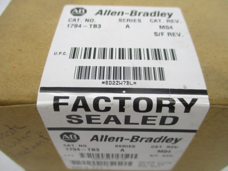 ALLEN BRADLEY 1794-TB3 SER. A DATE:2005 REV. M04 NSFS