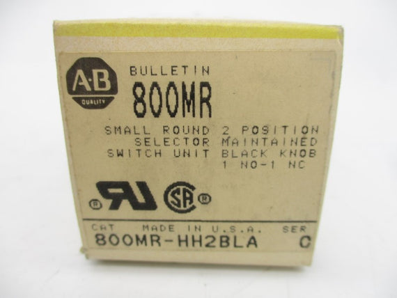 ALLEN BRADLEY 800MR-HH2BLA SER. C 300VAC (BK/YL) NSMP
