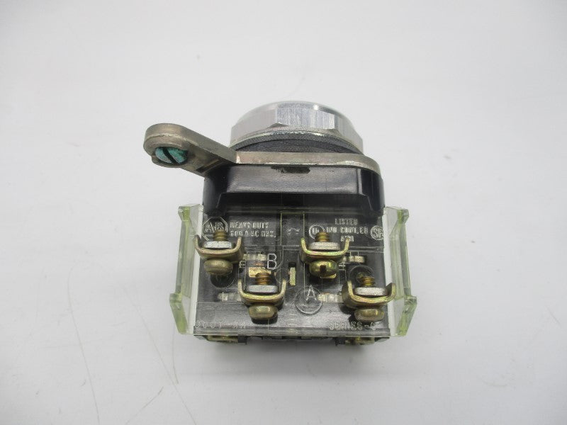 ALLEN BRADLEY 800T-A2PA SER. N 600VAC (BK/YL) NSMP