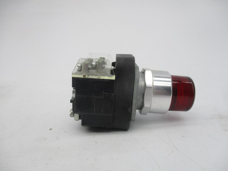 ALLEN BRADLEY 800T-PBH16R SER. U 120V (WH) NSMP