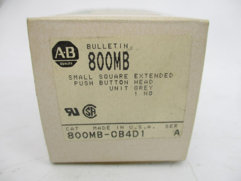 ALLEN BRADLEY 800MB-CB4D1 SER. A 300VAC (GY/BL) NSMP