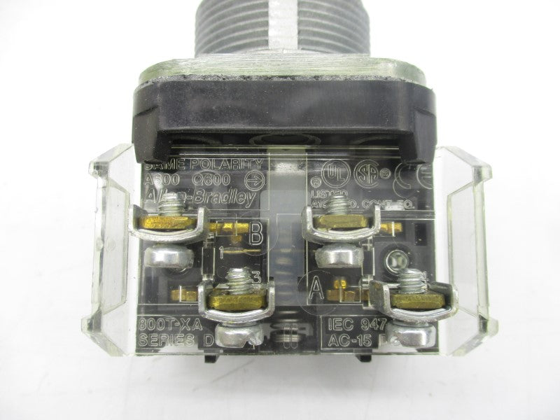 ALLEN BRADLEY 800T-A2PA SER. T 600VAC (WH) NSMP