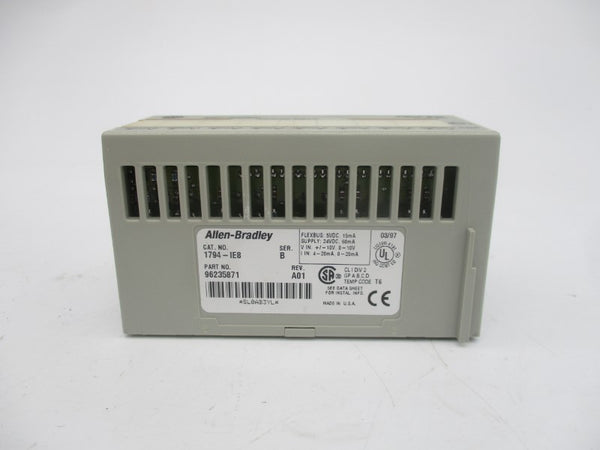 ALLEN BRADLEY 1794-IE8 SER. B 24VDC REV. A01 NSMP