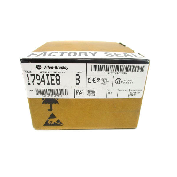 ALLEN BRADLEY 1794-IE8 SER. B DATE: 2000 REV. A01 NSFS