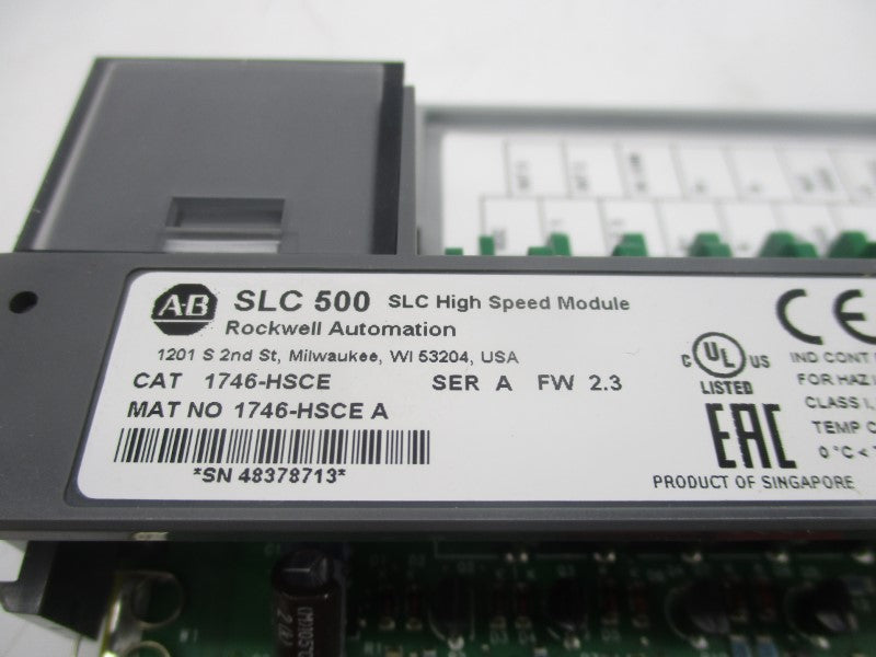 ALLEN BRADLEY 1746-HSCE SER. A F/W 2.3 10-30VDC NSMP