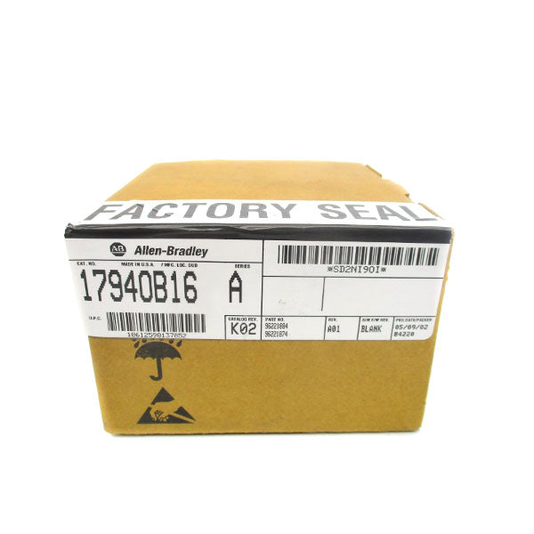 ALLEN BRADLEY 1794-OB16 SER. A DATE: 2002 REV. A01 NSFS