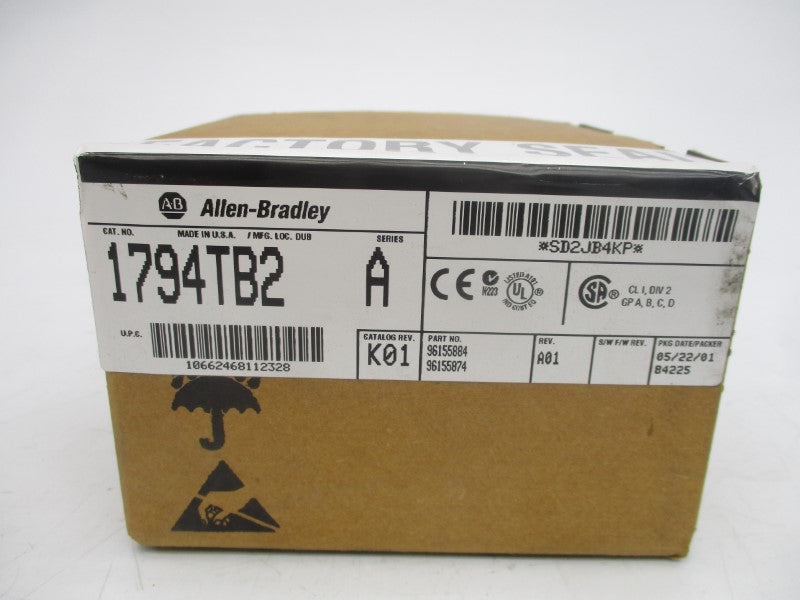 ALLEN BRADLEY 1794-TB2 SER. A DATE: 2001 REV. 01 NSFS