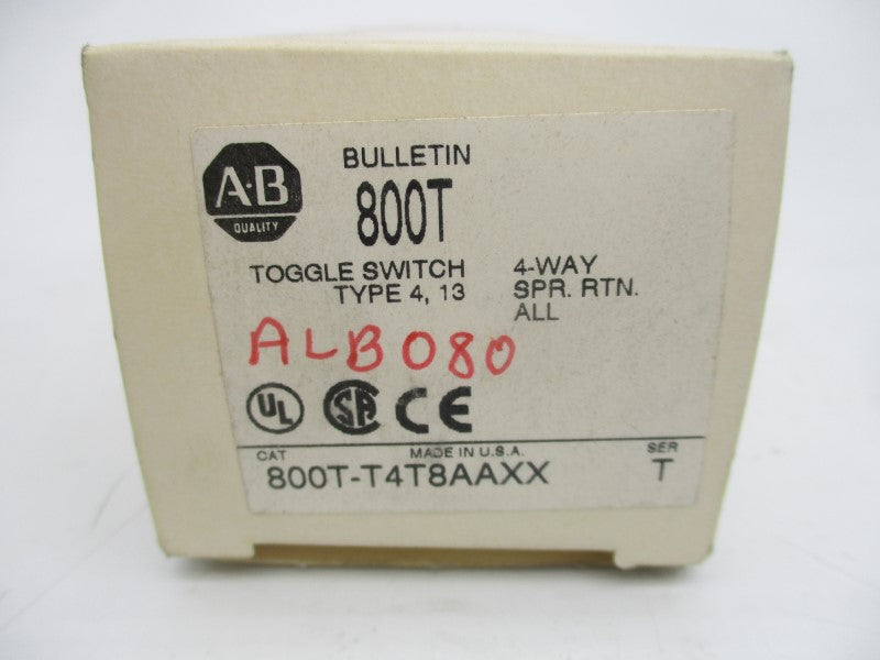 ALLEN BRADLEY 800T-T4T8AAXX SER. T (WH) NSMP