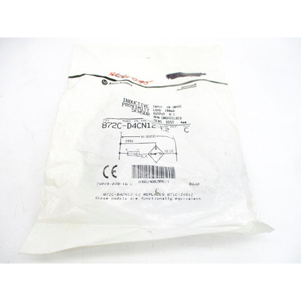 ALLEN BRADLEY 872C-D4CN12-E2 SER. C 10-30VDC NSMP