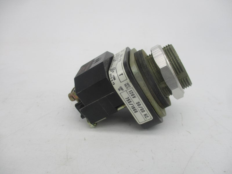 ALLEN BRADLEY 800T-P16 SER. T 120V (NO BULB) (BK/YL) NSMP