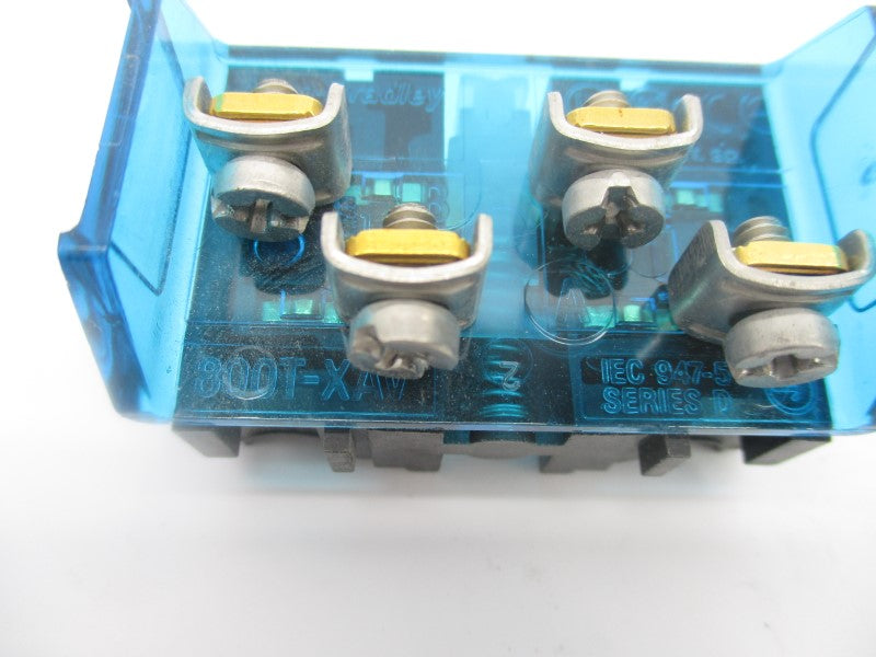 ALLEN BRADLEY 800T-XAV SER. D 180VAC (BK/YL) NSNP