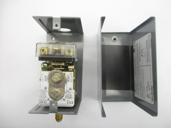 ALLEN BRADLEY 836-A2A SER. A 125-250V 6-140PSI (BR/WH) NSMP
