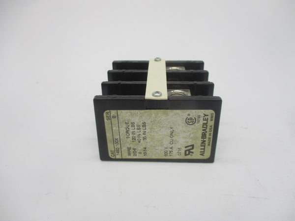 ALLEN BRADLEY 1492-100X SER. B 600V (WH) NSMP