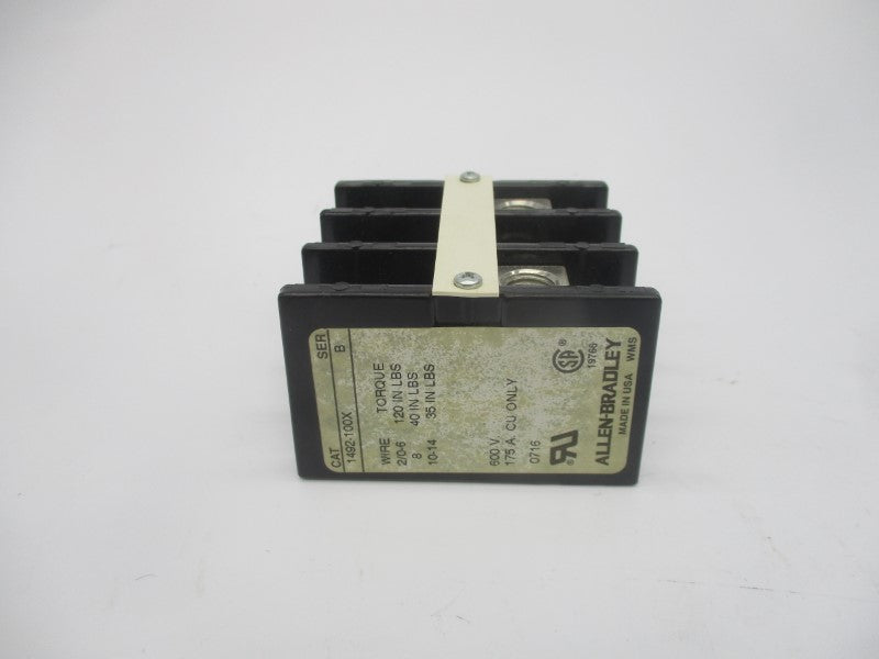 ALLEN BRADLEY 1492-100X SER. B 600V (WH) NSMP