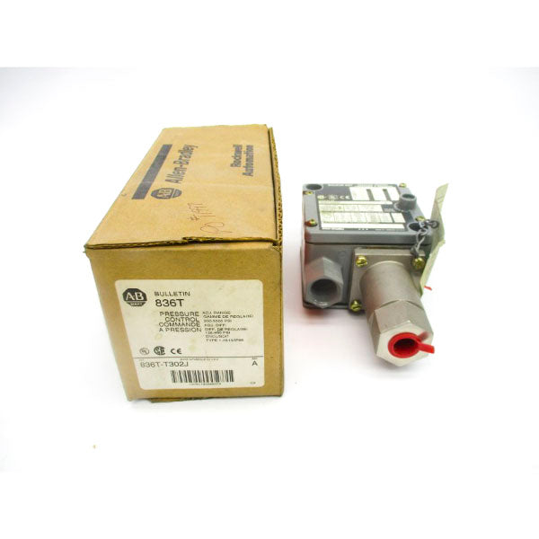 ALLEN BRADLEY 836T-T302J SER. A 120-600VAC 60A 200-3000PSI (BR/WH) NSMP