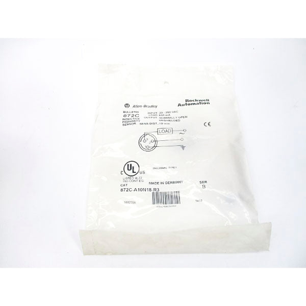 ALLEN BRADLEY 872C-A10N18-R3 SER. B 20-250VAC NSMP