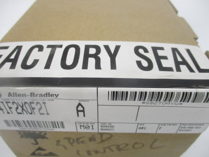 ALLEN BRADLEY 1794IF2X0F2I SER. A F/W F DATE: 2003 REV. A01 NSFS