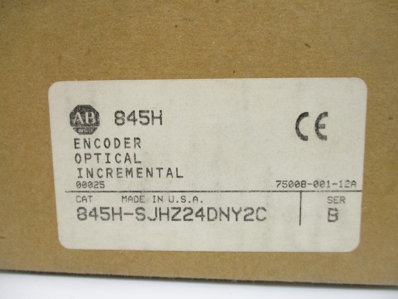 ALLEN BRADLEY 845H-SJHZ24DNY2C SER. B 8-24VDC (BR/WH) NSMP