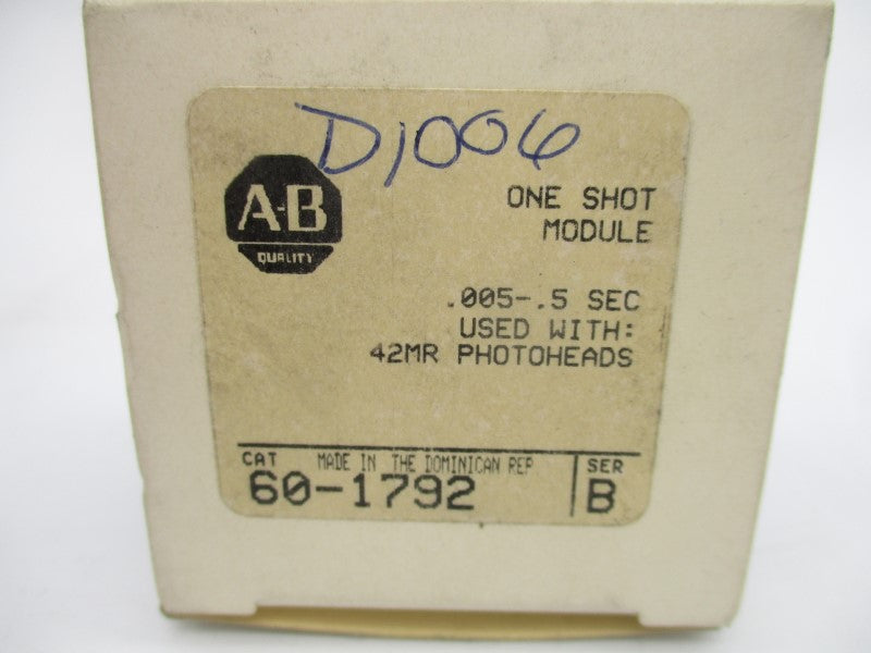 ALLEN BRADLEY 60-1792 SER. B .005-.5SEC (GY/BL) NSMP