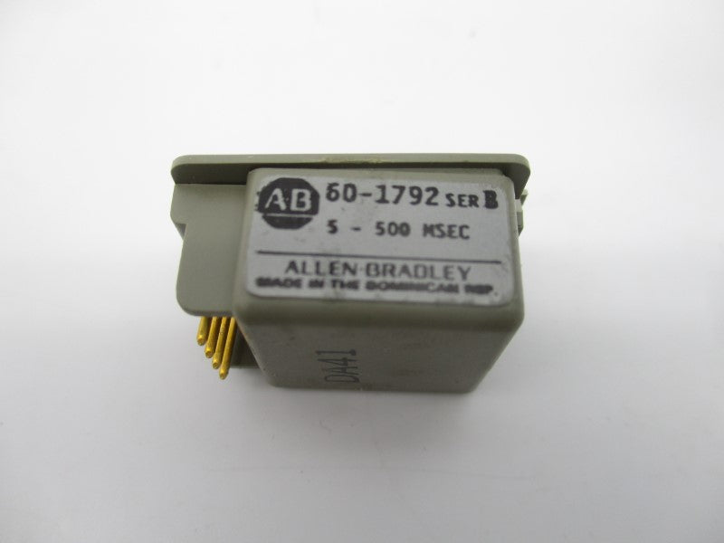 ALLEN BRADLEY 60-1792 SER. B 5-500S (BK/GD) NSMP