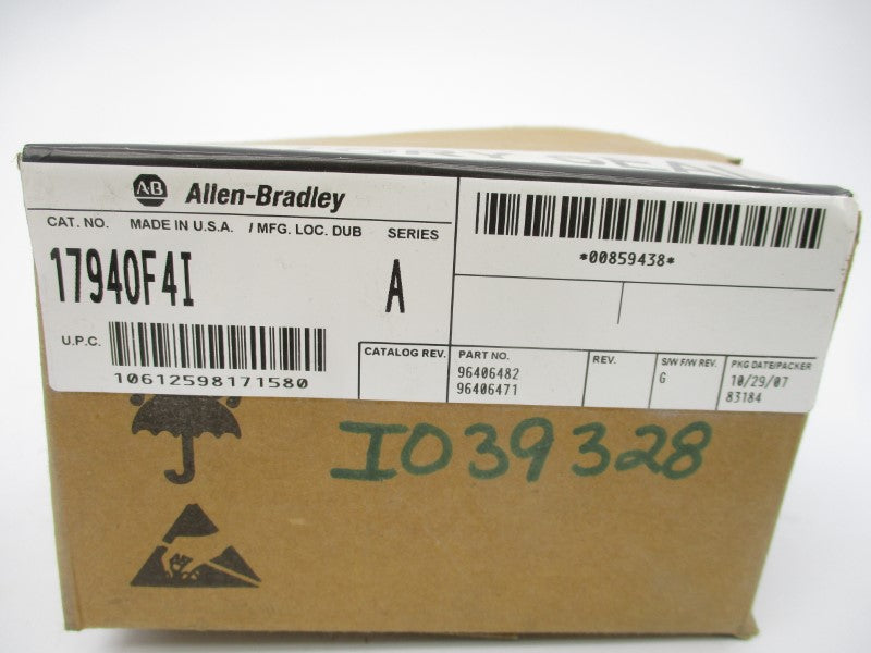 ALLEN BRADLEY 1794-OF4I SER. A F/W G DATE: 2007 NSFS