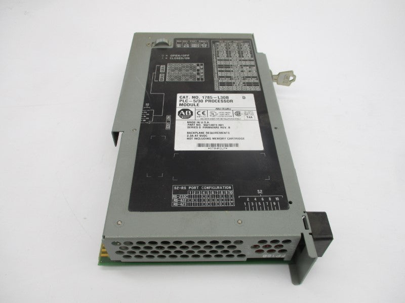 ALLEN BRADLEY 1785-L30B SER. D F/W B UNMP