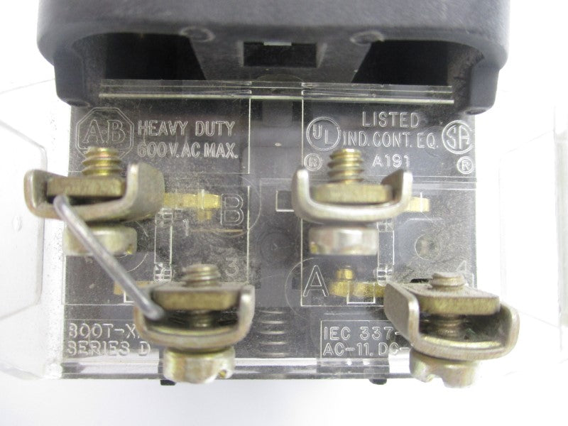 ALLEN BRADLEY 800T-PT16 SER. T 120V NSNP