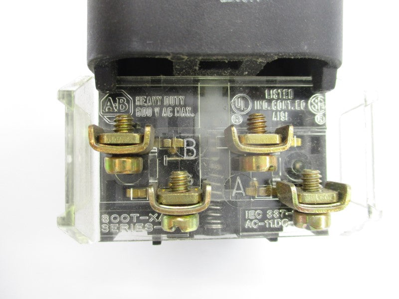 ALLEN BRADLEY 800T-PB16 SER. T 120V (AS PICTURED) NSNP