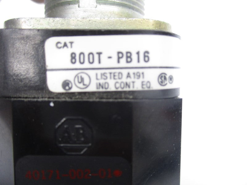 ALLEN BRADLEY 800T-PB16 SER. T 120V (AS PICTURED) NSNP