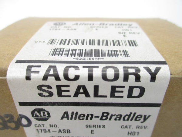 ALLEN BRADLEY 1794-ASB SER. E DATE: 2004 F/W E NSFS