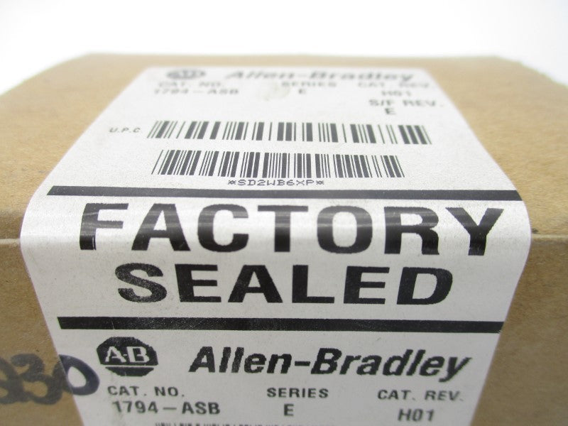 ALLEN BRADLEY 1794-ASB SER. E DATE: 2004 F/W E NSFS
