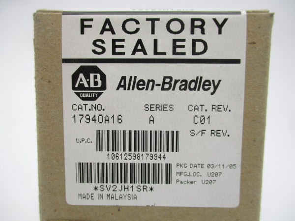 ALLEN BRADLEY 1794-OA16 SER. A DATE: 2005 REV. C01 NSFS