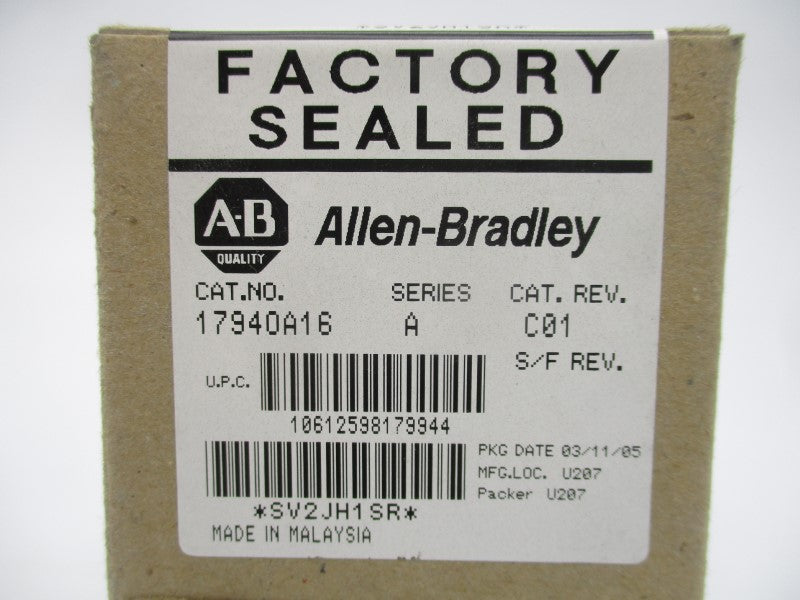 ALLEN BRADLEY 1794-OA16 SER. A DATE: 2005 REV. C01 NSFS