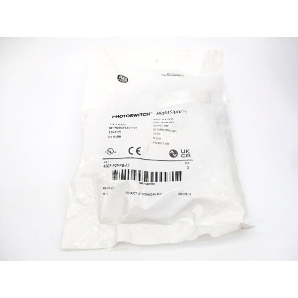 ALLEN BRADLEY 42EF-P2MPB-A2 SER. D F/W 1.000 10.8-30VDC NSMP